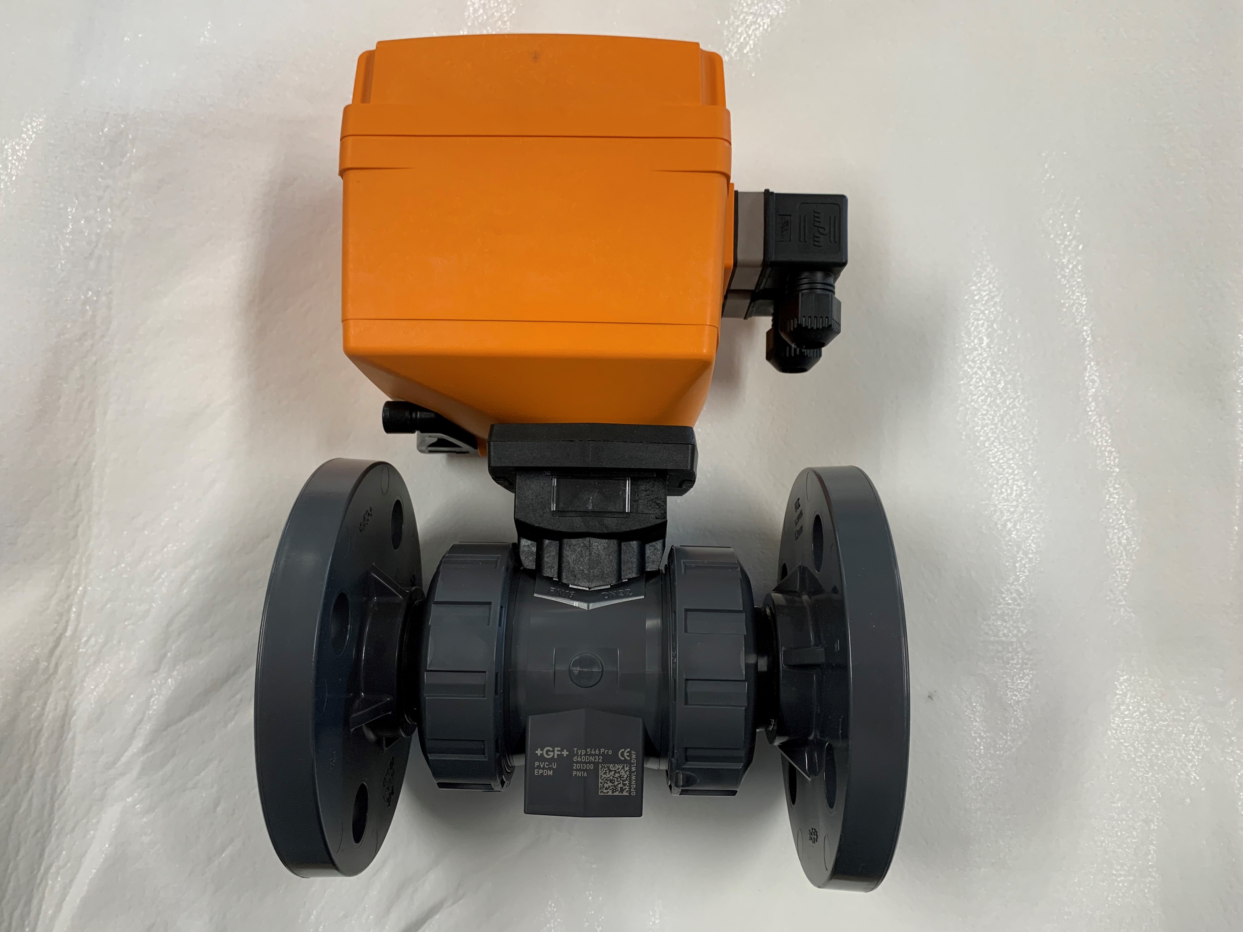 GF+ Kogelkraan met electrische actuator